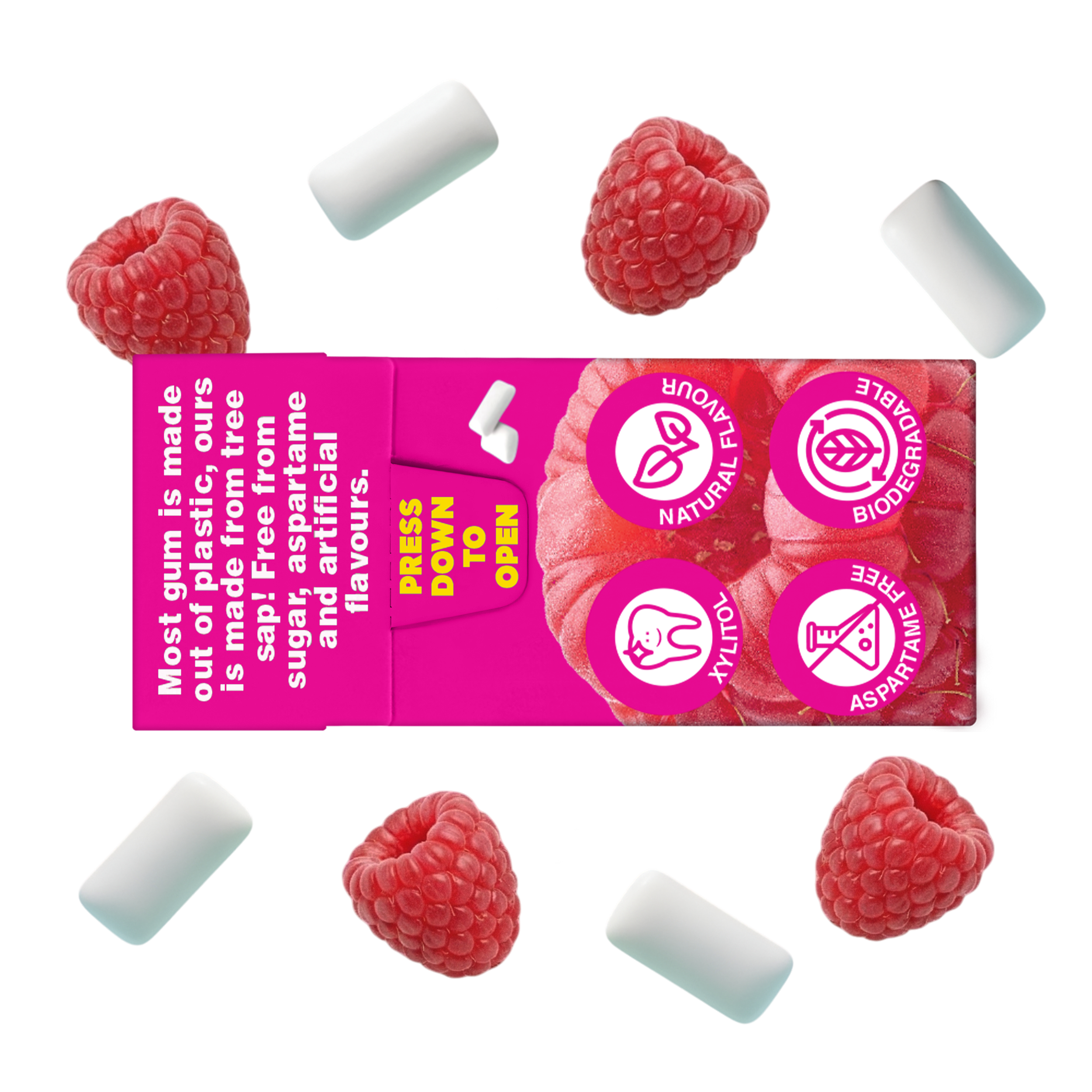 Raspberry Gum